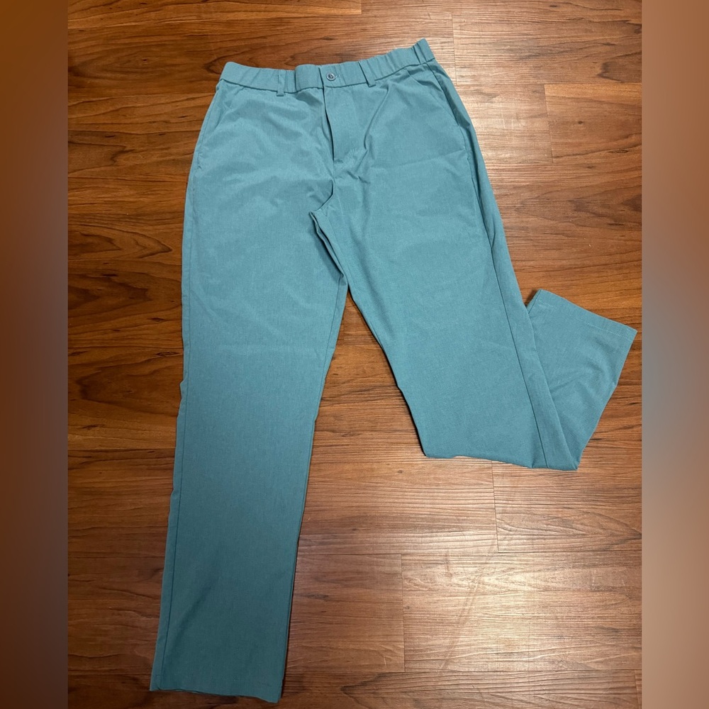 Light Blue Mens Golf Pants